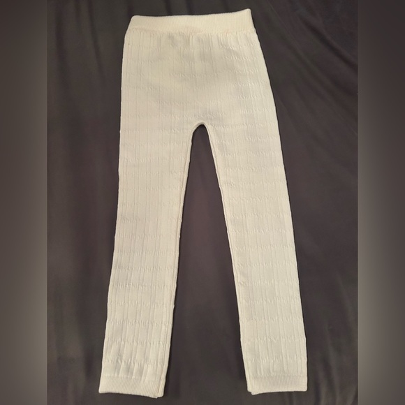 ✨Fleecey lined White Leggings - Picture 2 of 5